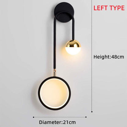 Bedroom Bedside Lamp Simple Hotel Room Wall Lamp