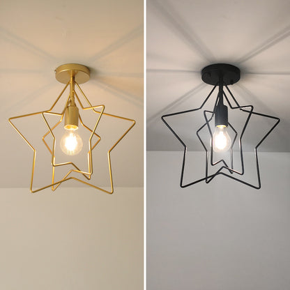 Ceiling Lamp Creative Five-pointed Star