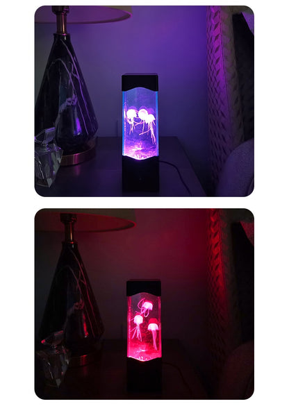 Led Colorful Mute Simulation Jellyfish Lamp Modern Home Gift Smart Table Lamp Small Night Lamp