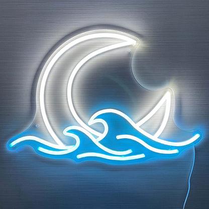 Bedroom Neon Moon Children's Room Decoration Lamp