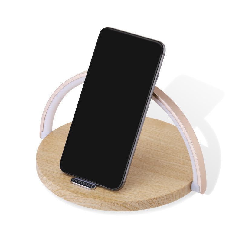 10w Wireless Charger Block Holder With Led Table Lamp