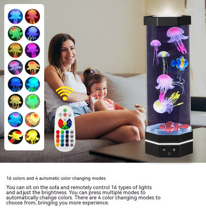 Jellyfish Lava Lamp 17 Colors Changing 15inch Jellyfish Lamp