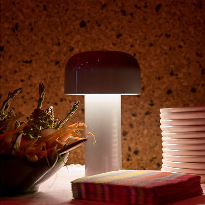 Designer Mushroom Table Lamp Night Light Portable Cordless Touch Rechargeable