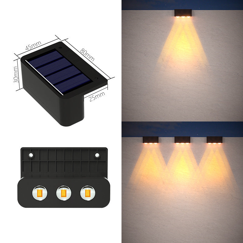 LED Aisle Fence Light Solar Energy Wall Lamp