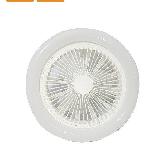 26cm Round Remote Control Ceiling Fan LED Lamp