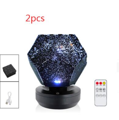 LED Starry Sky Projector Night Lights 3D  Home Planetarium  Room Lighting