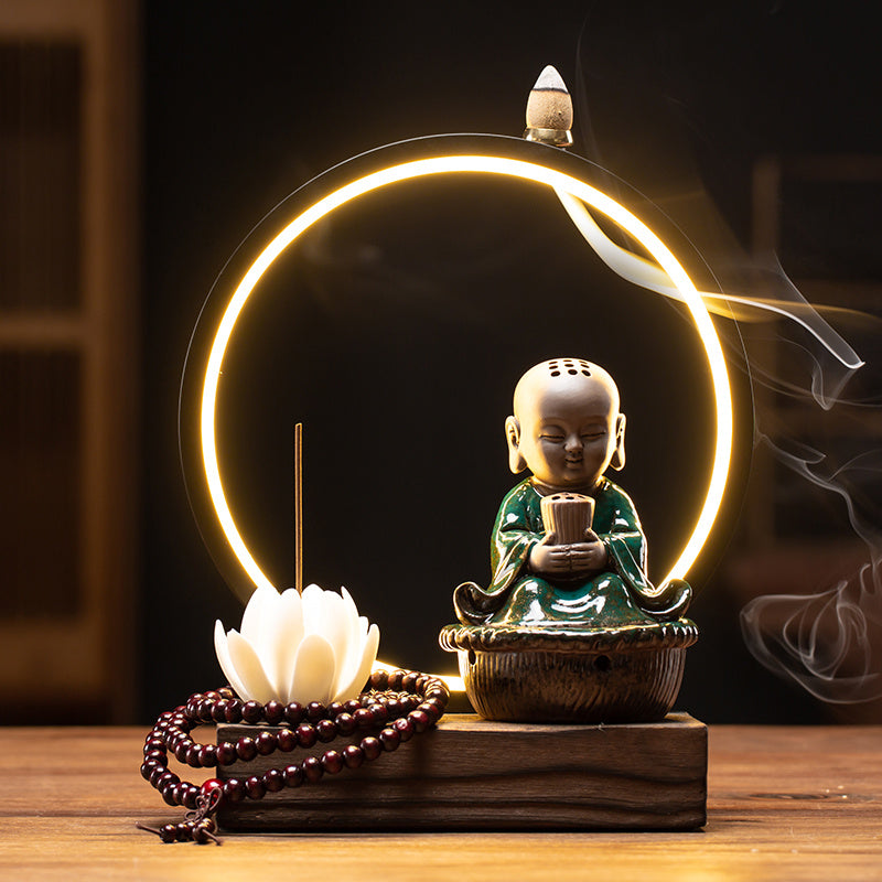 Backflow Incense Burner Home Living Room Desktop Aroma Decoration