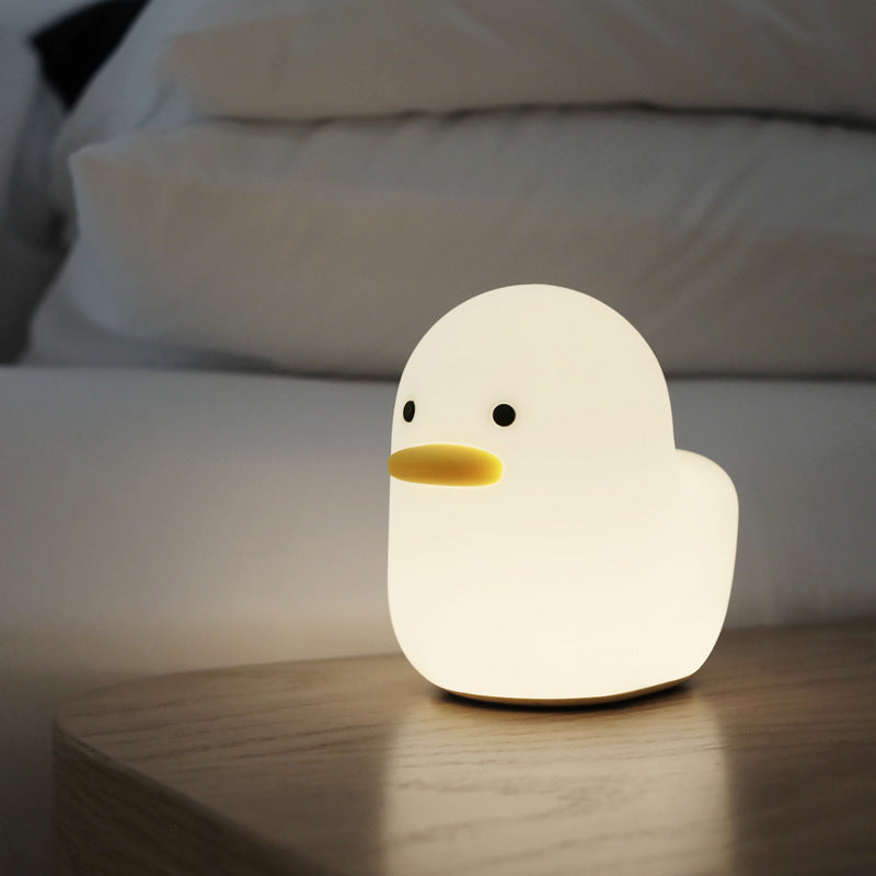 Nordic Cute Lovely Cartoon Dull Duck Led Night Light