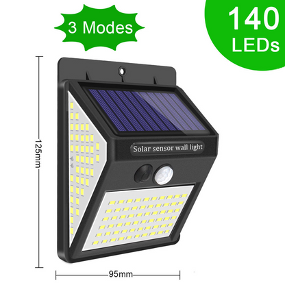 Outdoor Solar Lamp With Motion Sensor Solar Powered Sunlight