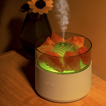 Cool-Mist Impeller Air Humidifier Crystal Salt Diffuser