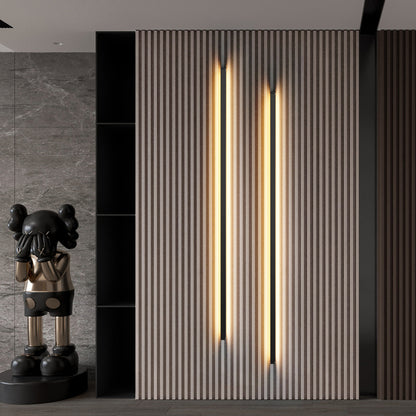 Simple Modern Minimalist Long Strip Living Room Grille Wall Lamp