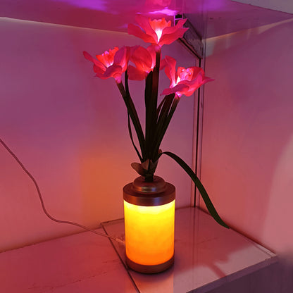 Flower Lamp Fashion Minimalist Creative USB Vase Light Decoration