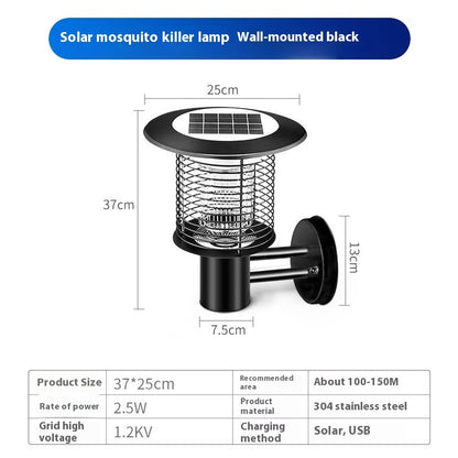 Outdoor Waterproof Solar Mosquito Lamp Household