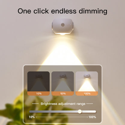 Adjustable Angle Human Sensing Light, Wireless Sunset Light