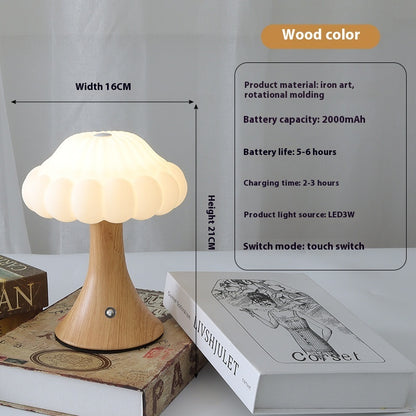 Mushroom Lamp Bar Cafe Decoration Charging Touch Small Night Lamp