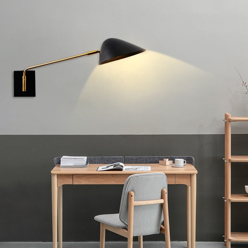 Bedside Table Study Intelligent Double-headed Wall Lamp