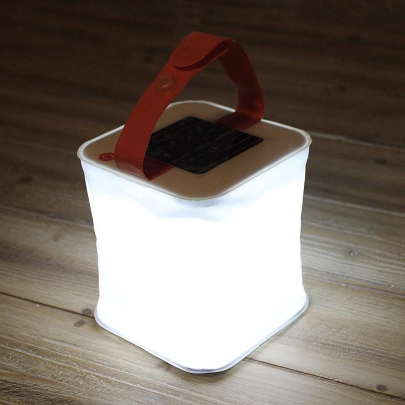 LED Lantern Solar Collapsible Camp Flashlight Torch Light