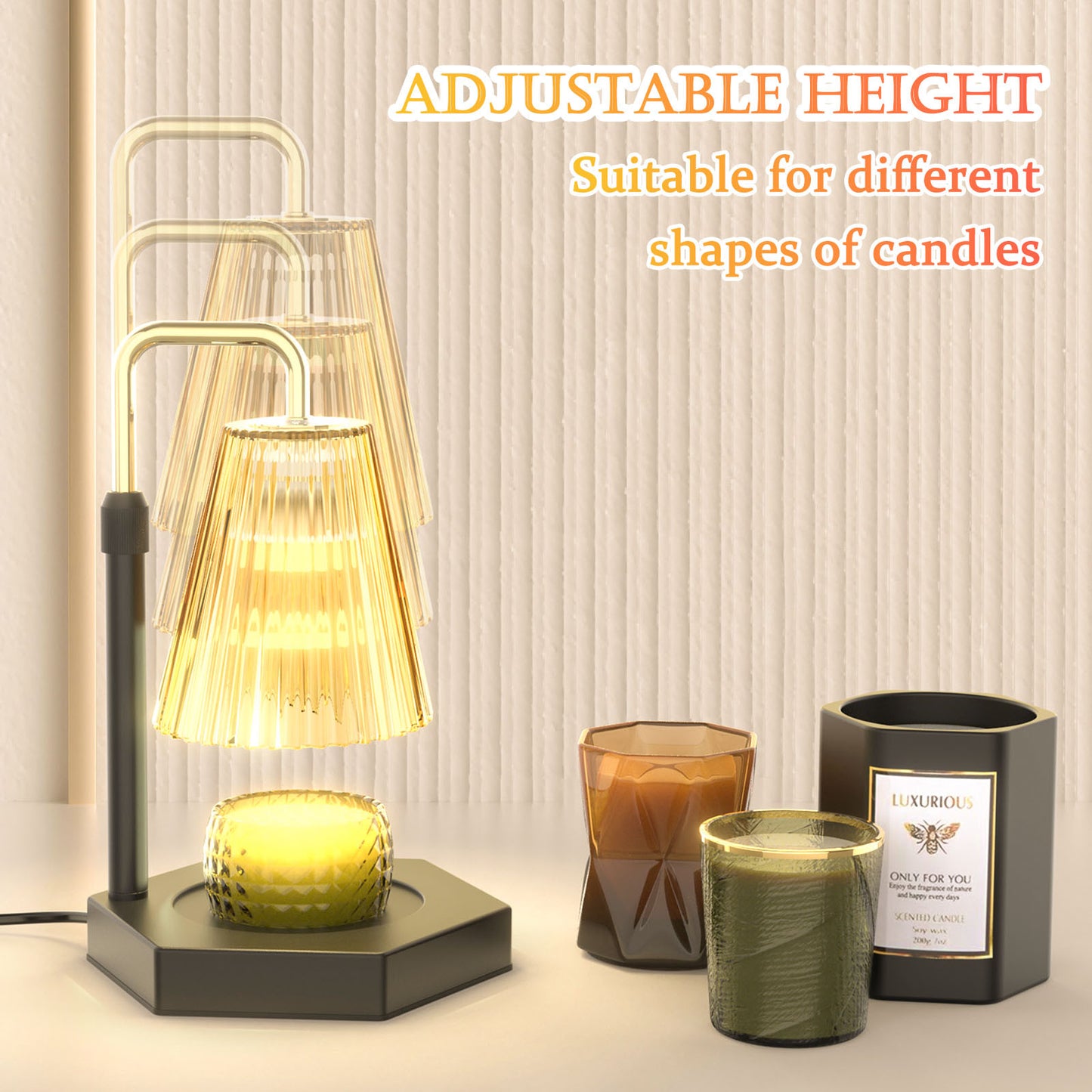 Candle Warmer Lamp Dimmable And Timer Candle Warmer