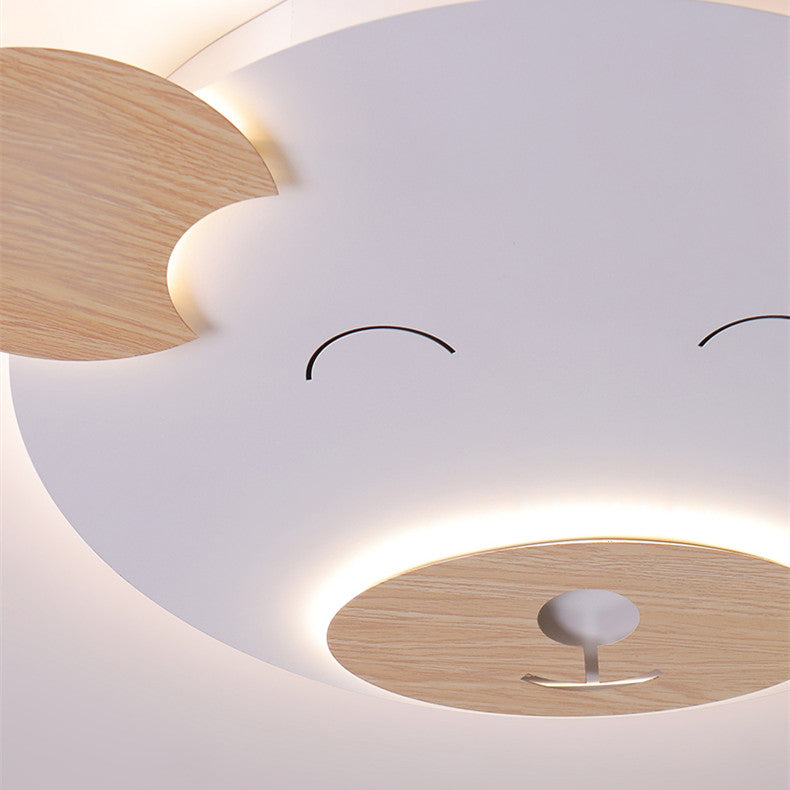 Creative Cartoon Bear Simple Modern Princess Room Lamp