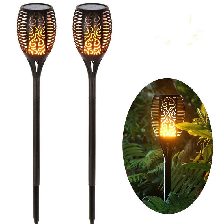 Solar Flame Flickering Garden Led Light Solar Tiki Torch Decoration Led Lamp