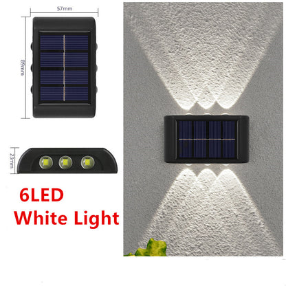 Solar Outdoor Garden Light Up And Down Glowing Atmosphere