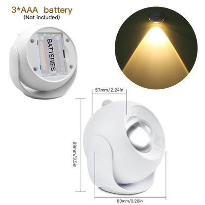 Adjustable Angle Human Sensing Light, Wireless Sunset Light