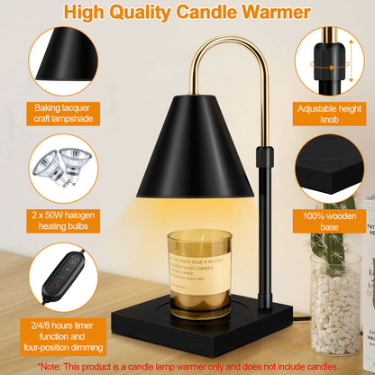 Candle Warmer, Candle Warmer Lamp With Timer