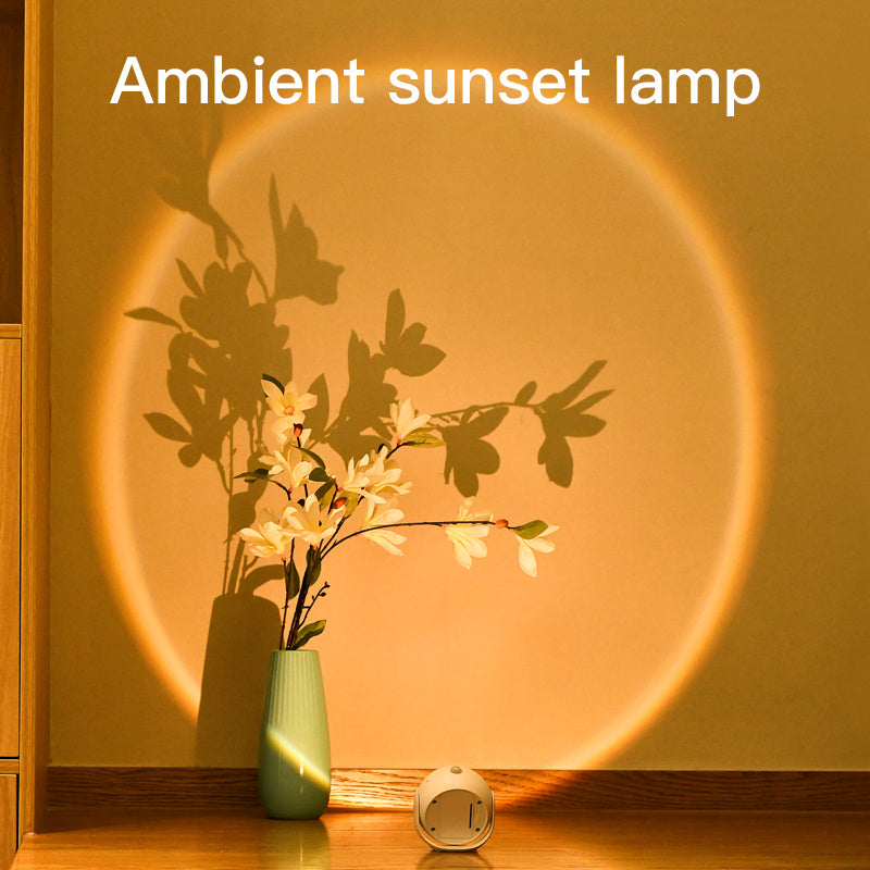 Adjustable Angle Human Sensing Light, Wireless Sunset Light