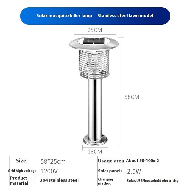 Outdoor Waterproof Solar Mosquito Lamp Household