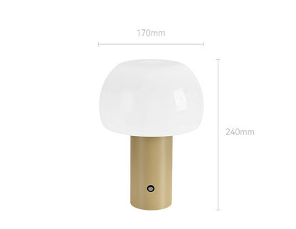 Small Mushroom Desk Lamp Wireless Charging Light