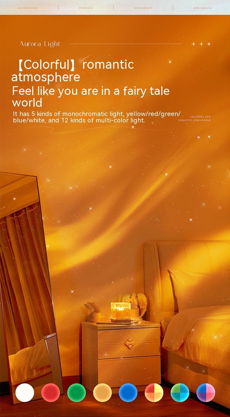 Starry Light Small Night Lamp Bedroom Northern Lights Decoration