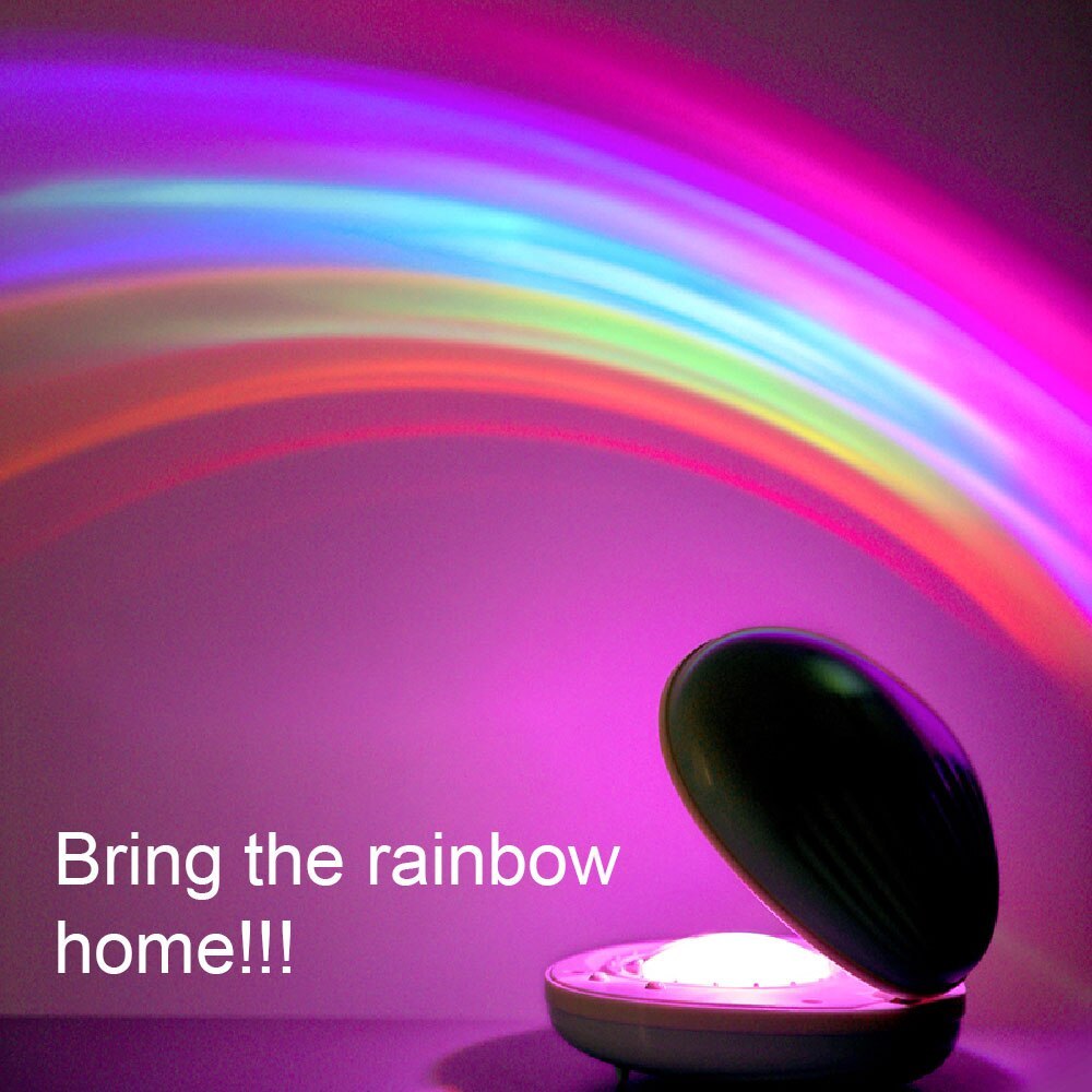 Colorful Rainbow Projection Lamp LED Night Light