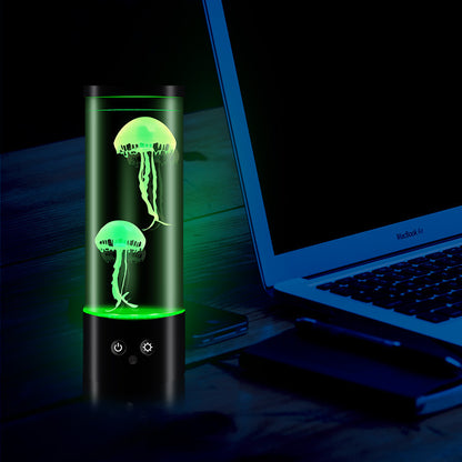 Remote Control Jellyfish Lamp Mute Led Color Changing Bedroom