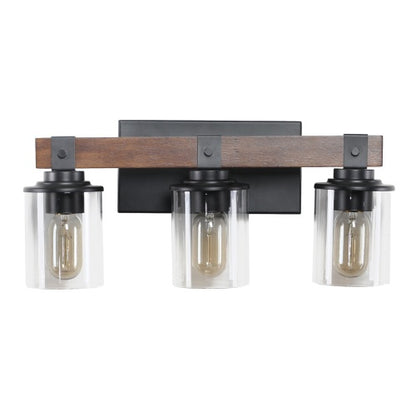 3 Lamps Farmhouse Dresser Lamps Rustic Bathroom Lamps