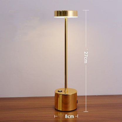 American Style Rechargeable LED Restaurant Touch Table Lamp