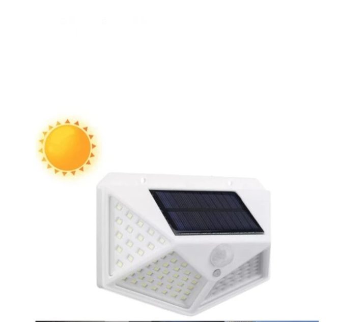 Outdoor Four Sided Solar Wall Light Waterproof Garden Light