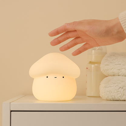 UNew Mushroom Small Night Lamp Cute Timing Night Light