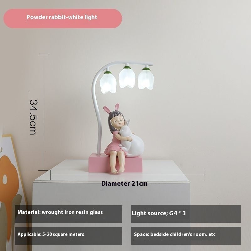 Children's Room Table Lamp Bedroom Cute Creative Bedside Lamp