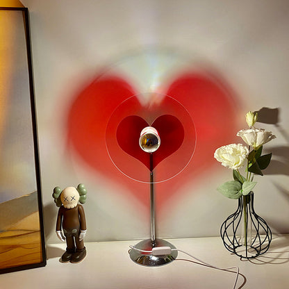 USB Plug-in Love Bauhaus Table Bedroom Romantic Floor Lamp Art Deco