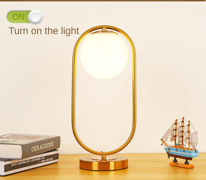 Living Room Decoration Bedroom Bedside Oval Table Lamp