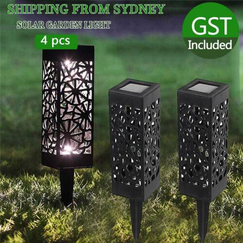 4pcs LED Solar Garden Ground Lights Sensor