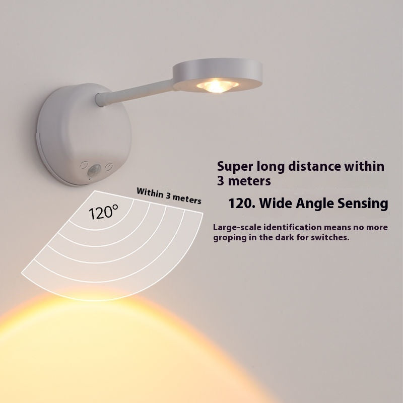 Rechargeable Spotlight Punch-free Remote Control Wall Lamp