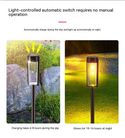 Lawn Lamp Outdoor Waterproof Tungsten Wire Solar