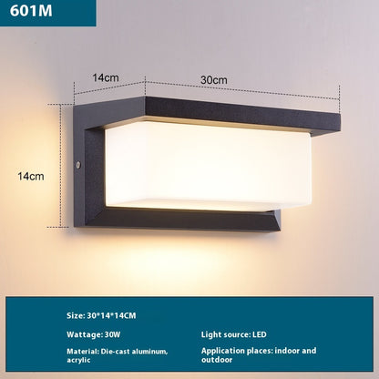 Retro Outdoor Waterproof LED Wall Light