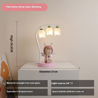 Children's Room Table Lamp Bedroom Cute Creative Bedside Lamp