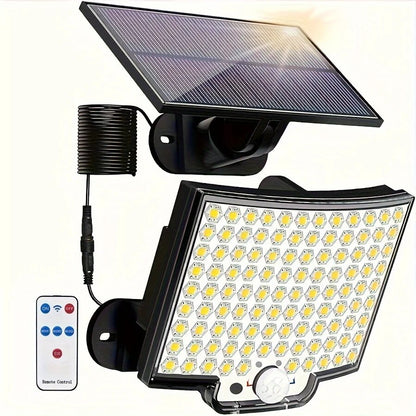 106LED Split Solar Light Outdoor Waterproof With Motion Sensor
