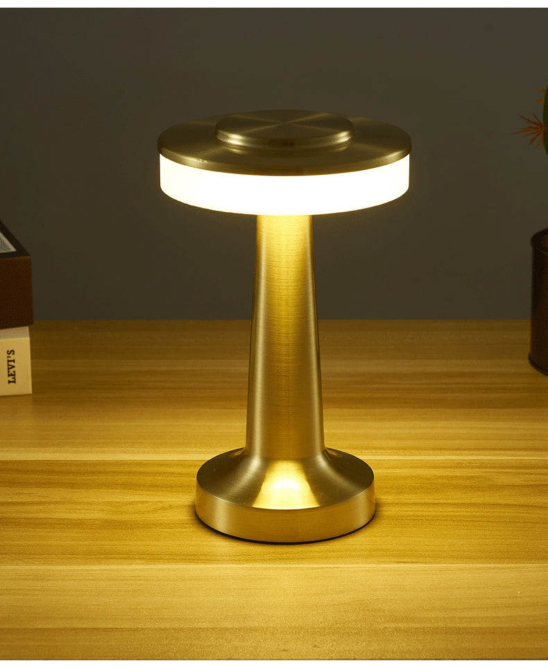 Touch Led Charging Table Lamp Creative Lamp Mushroom