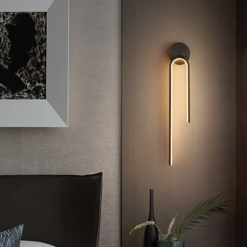 Modern Simple And Light Luxury Copper Wall Lamp