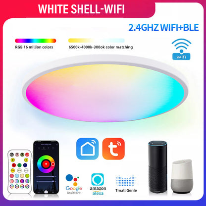 RGBCW Full Color Dimming And Coloring Intelligent Bluetooth Ceiling Lamp