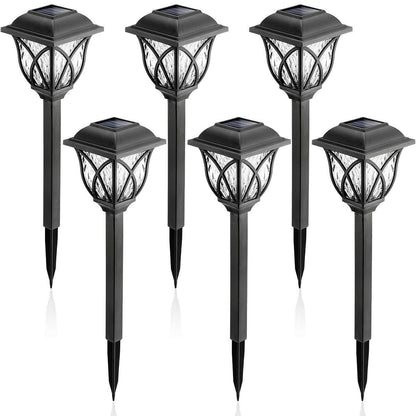 2-6 PCS Solar Power Lamp 300mAh Waterproof Outdoor